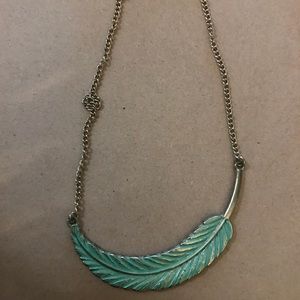 Feather necklace